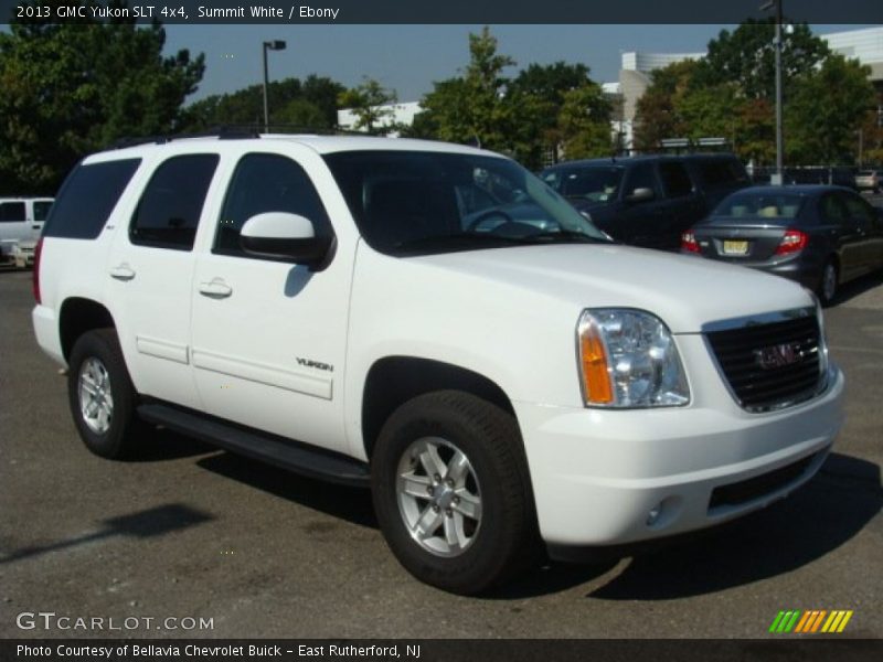 Summit White / Ebony 2013 GMC Yukon SLT 4x4