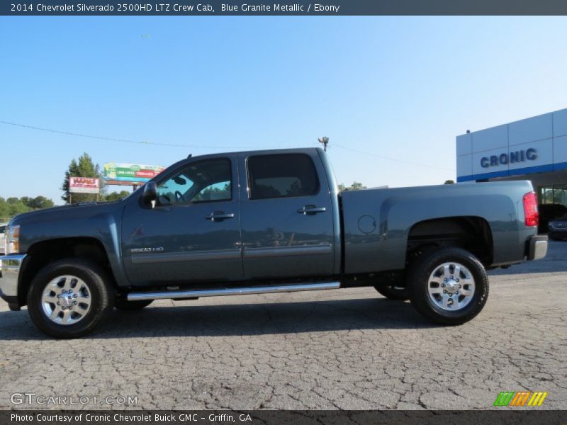 Blue Granite Metallic / Ebony 2014 Chevrolet Silverado 2500HD LTZ Crew Cab
