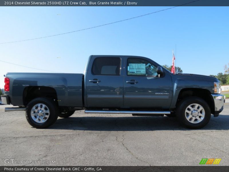 Blue Granite Metallic / Ebony 2014 Chevrolet Silverado 2500HD LTZ Crew Cab