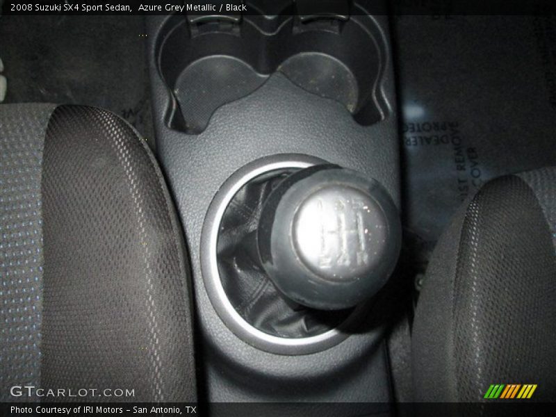 Azure Grey Metallic / Black 2008 Suzuki SX4 Sport Sedan