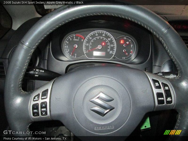 Azure Grey Metallic / Black 2008 Suzuki SX4 Sport Sedan