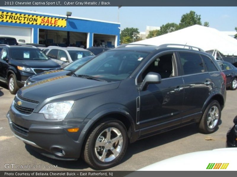 Cyber Gray Metallic / Black 2013 Chevrolet Captiva Sport LT