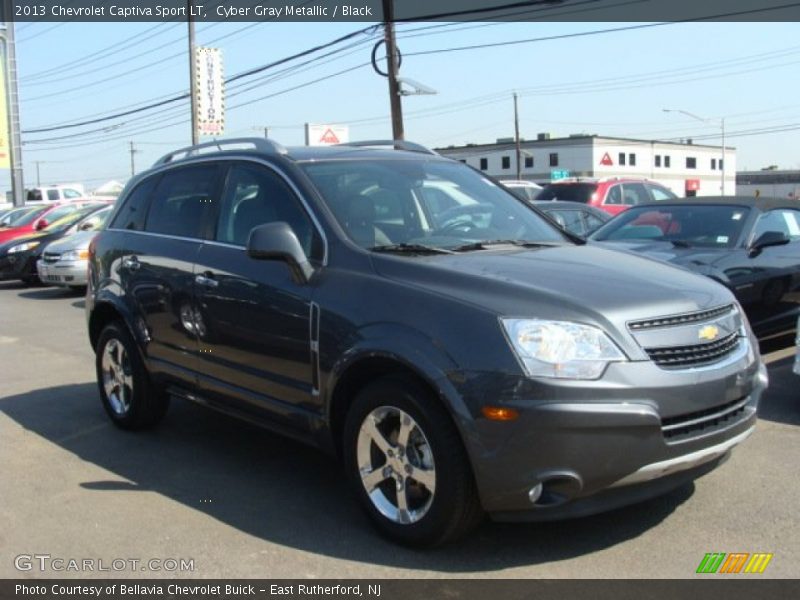 Cyber Gray Metallic / Black 2013 Chevrolet Captiva Sport LT