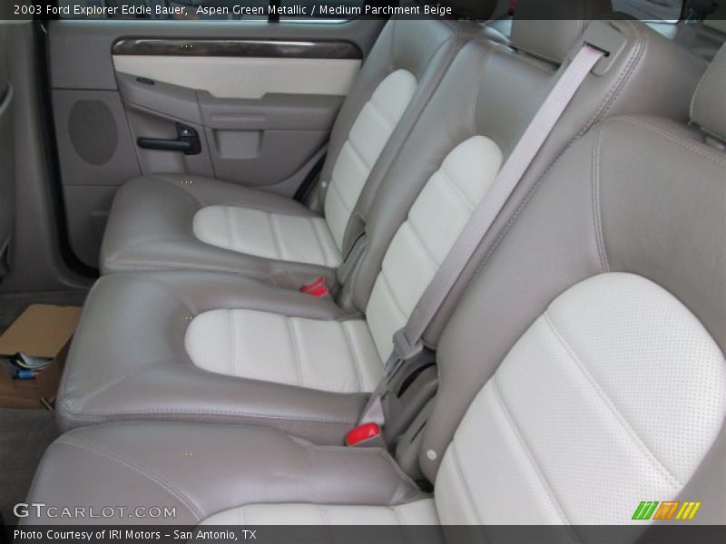 Aspen Green Metallic / Medium Parchment Beige 2003 Ford Explorer Eddie Bauer