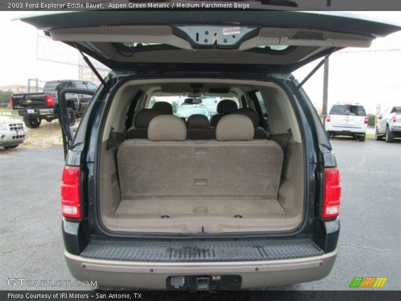 Aspen Green Metallic / Medium Parchment Beige 2003 Ford Explorer Eddie Bauer