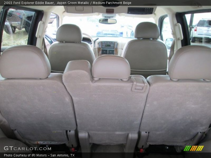 Aspen Green Metallic / Medium Parchment Beige 2003 Ford Explorer Eddie Bauer