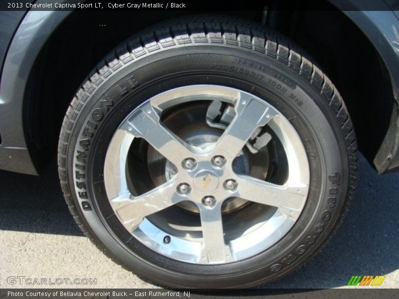 Cyber Gray Metallic / Black 2013 Chevrolet Captiva Sport LT