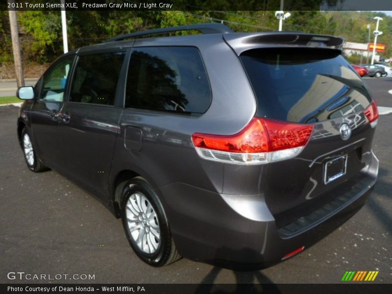 Predawn Gray Mica / Light Gray 2011 Toyota Sienna XLE