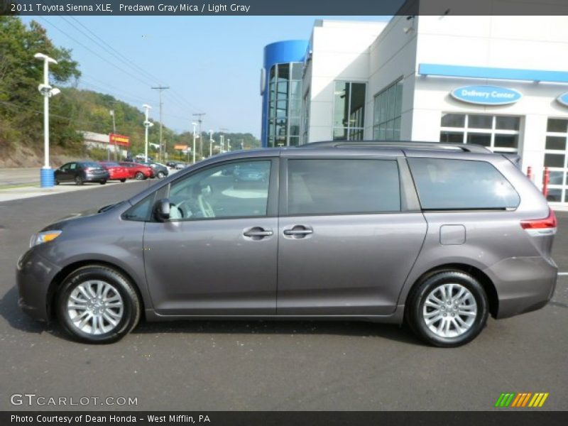 Predawn Gray Mica / Light Gray 2011 Toyota Sienna XLE