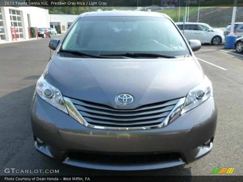 Predawn Gray Mica / Light Gray 2011 Toyota Sienna XLE