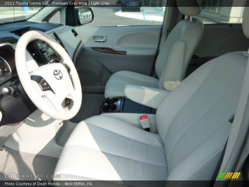 Predawn Gray Mica / Light Gray 2011 Toyota Sienna XLE