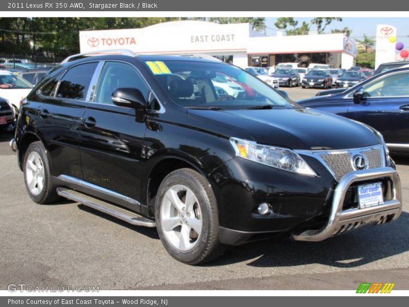 Stargazer Black / Black 2011 Lexus RX 350 AWD
