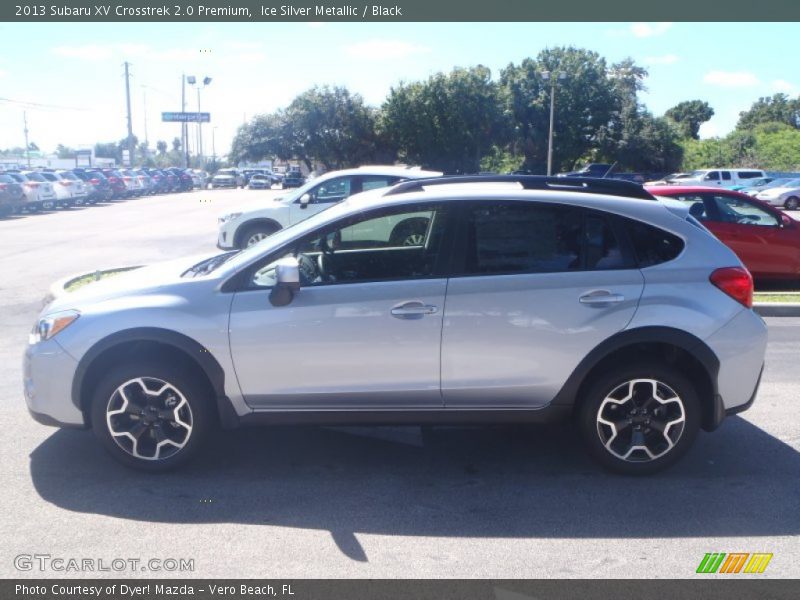 Ice Silver Metallic / Black 2013 Subaru XV Crosstrek 2.0 Premium