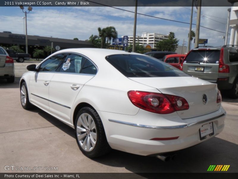Candy White / Black 2011 Volkswagen CC Sport