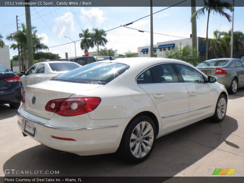 Candy White / Black 2011 Volkswagen CC Sport