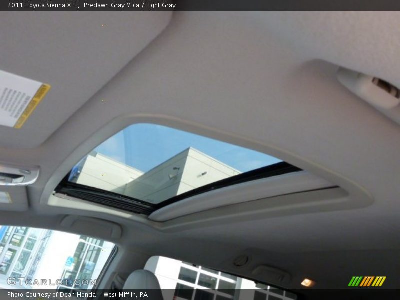 Predawn Gray Mica / Light Gray 2011 Toyota Sienna XLE