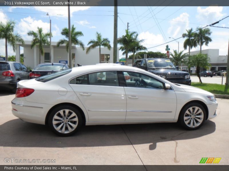 Candy White / Black 2011 Volkswagen CC Sport