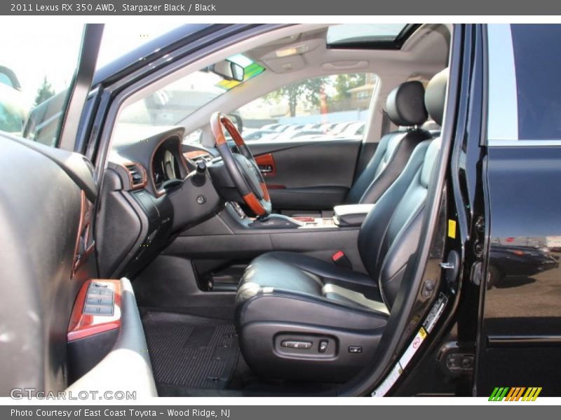 Stargazer Black / Black 2011 Lexus RX 350 AWD