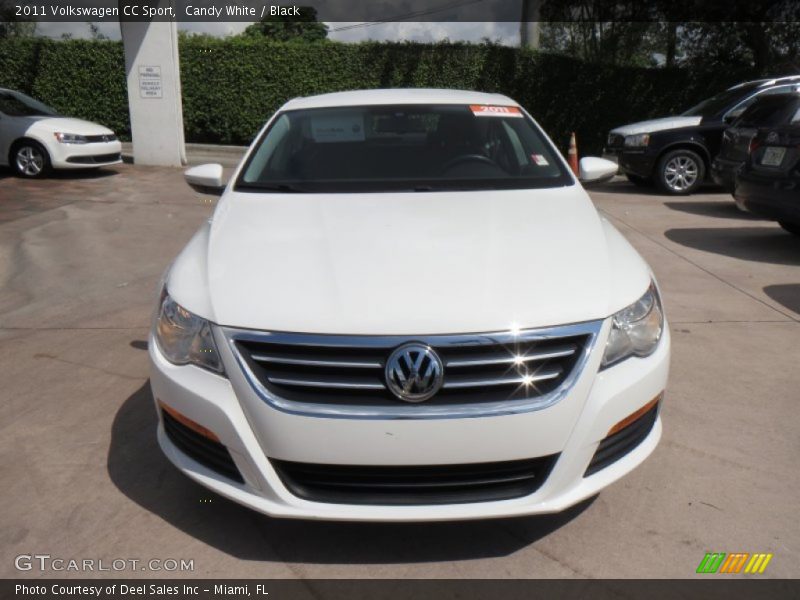 Candy White / Black 2011 Volkswagen CC Sport