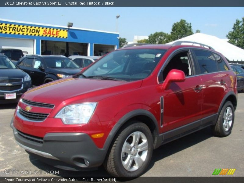 Crystal Red Tintcoat / Black 2013 Chevrolet Captiva Sport LS