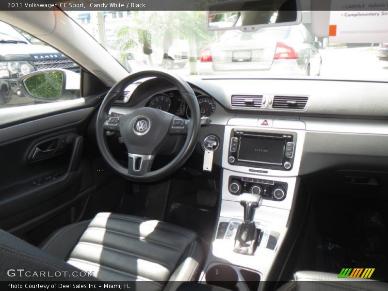 Candy White / Black 2011 Volkswagen CC Sport