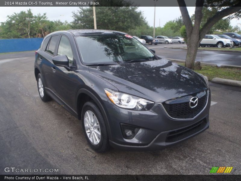 Meteor Gray Mica / Black 2014 Mazda CX-5 Touring