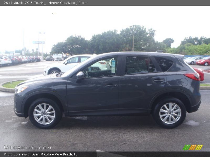 Meteor Gray Mica / Black 2014 Mazda CX-5 Touring