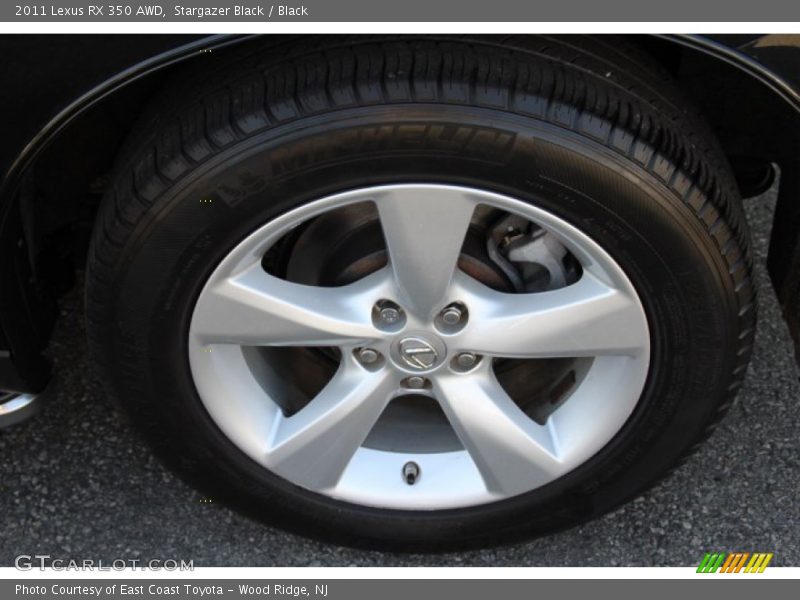 Stargazer Black / Black 2011 Lexus RX 350 AWD