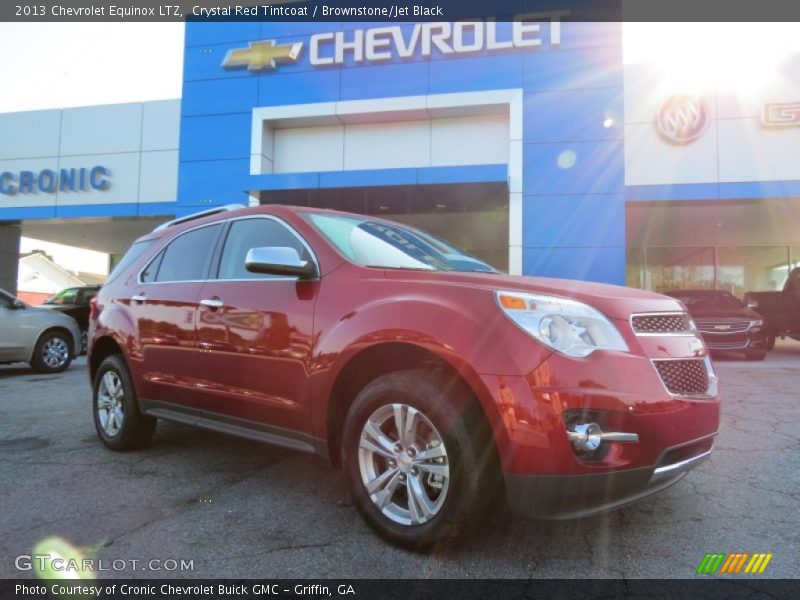 Crystal Red Tintcoat / Brownstone/Jet Black 2013 Chevrolet Equinox LTZ