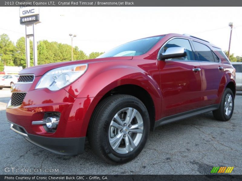 Crystal Red Tintcoat / Brownstone/Jet Black 2013 Chevrolet Equinox LTZ