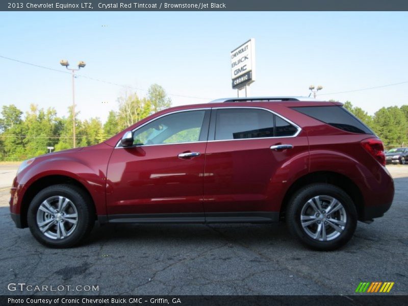 Crystal Red Tintcoat / Brownstone/Jet Black 2013 Chevrolet Equinox LTZ