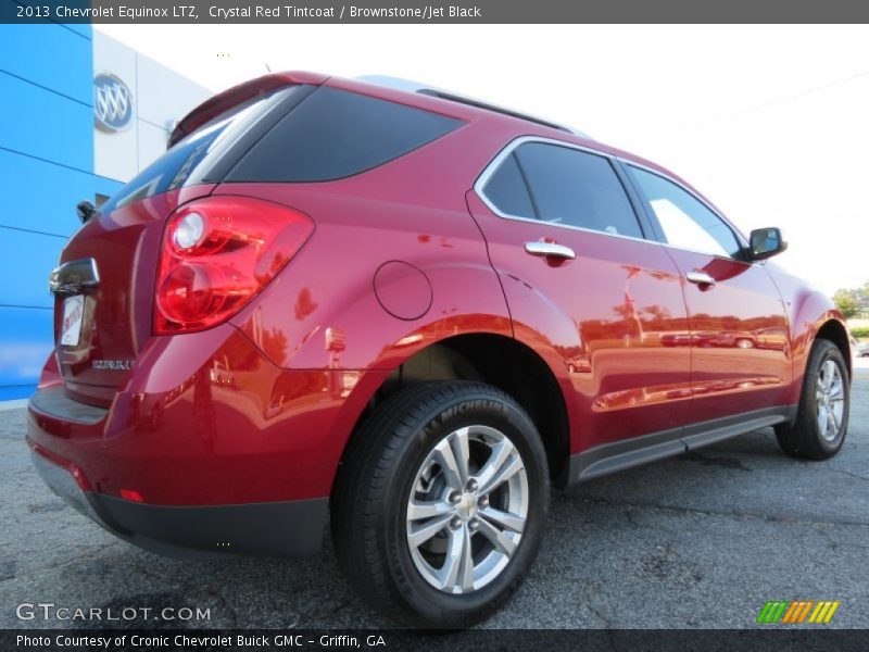 Crystal Red Tintcoat / Brownstone/Jet Black 2013 Chevrolet Equinox LTZ