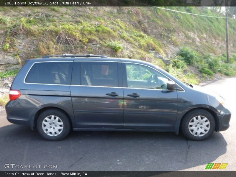 Sage Brush Pearl / Gray 2005 Honda Odyssey LX