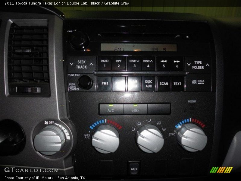 Black / Graphite Gray 2011 Toyota Tundra Texas Edition Double Cab