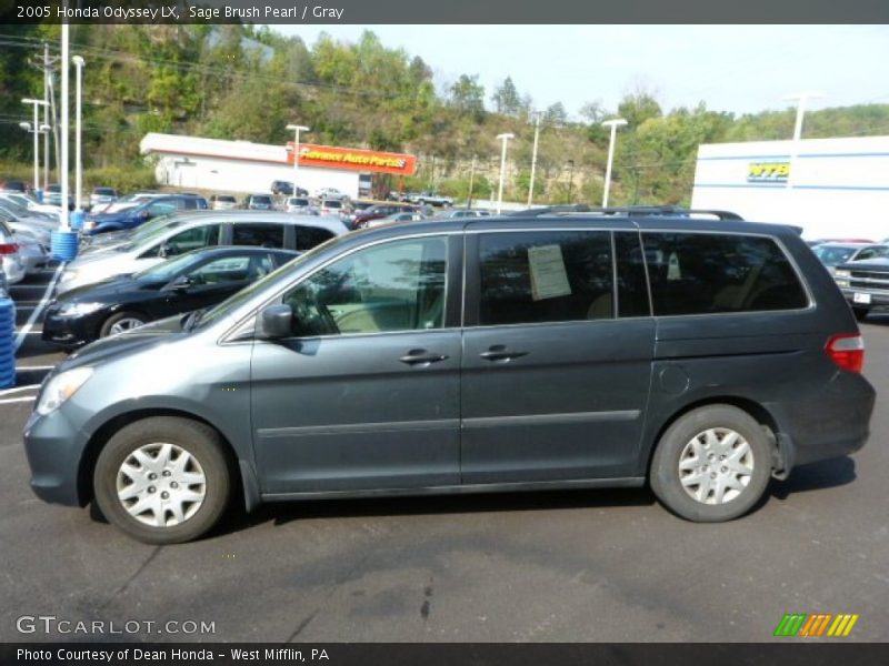 Sage Brush Pearl / Gray 2005 Honda Odyssey LX