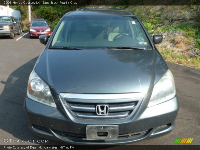 Sage Brush Pearl / Gray 2005 Honda Odyssey LX