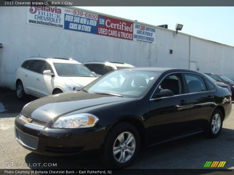 Black / Gray 2013 Chevrolet Impala LS