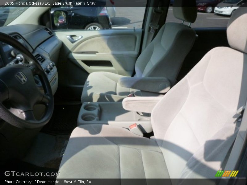 Sage Brush Pearl / Gray 2005 Honda Odyssey LX