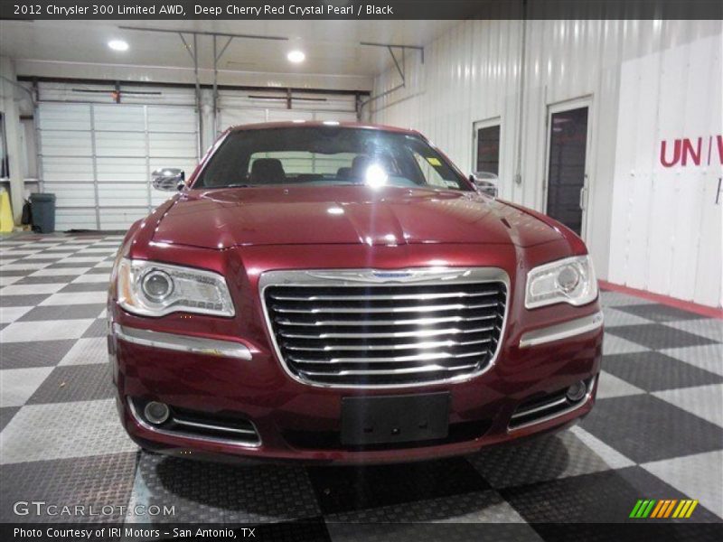 Deep Cherry Red Crystal Pearl / Black 2012 Chrysler 300 Limited AWD