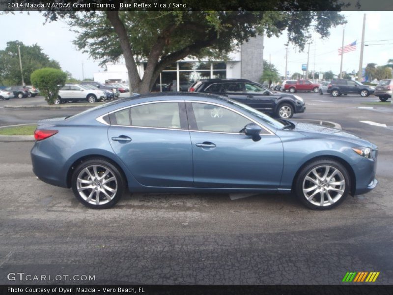 Blue Reflex Mica / Sand 2014 Mazda MAZDA6 Grand Touring