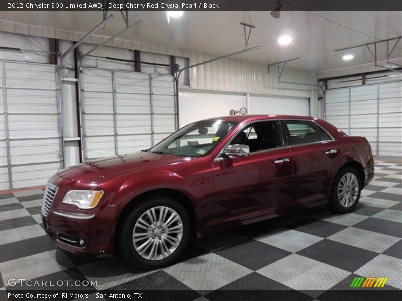 Deep Cherry Red Crystal Pearl / Black 2012 Chrysler 300 Limited AWD