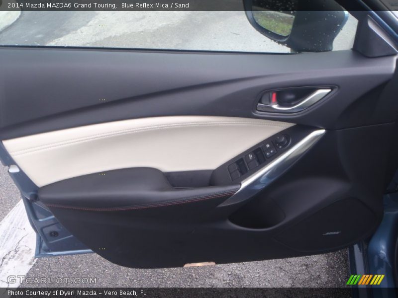 Blue Reflex Mica / Sand 2014 Mazda MAZDA6 Grand Touring