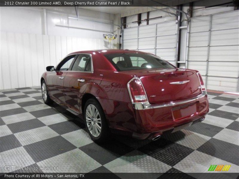 Deep Cherry Red Crystal Pearl / Black 2012 Chrysler 300 Limited AWD