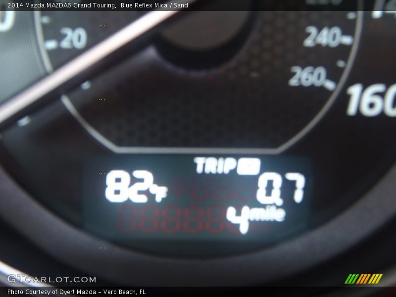 Blue Reflex Mica / Sand 2014 Mazda MAZDA6 Grand Touring