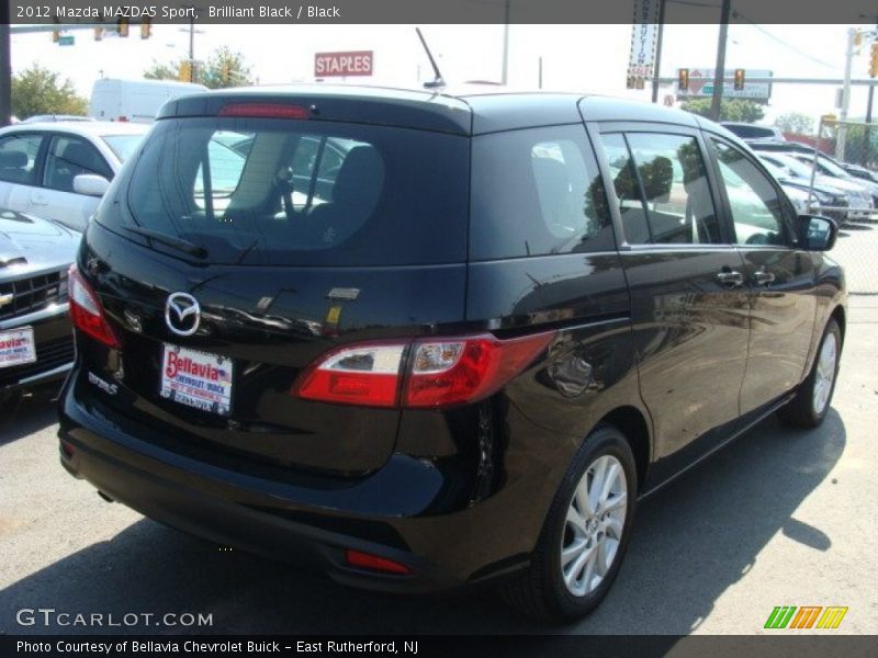 Brilliant Black / Black 2012 Mazda MAZDA5 Sport