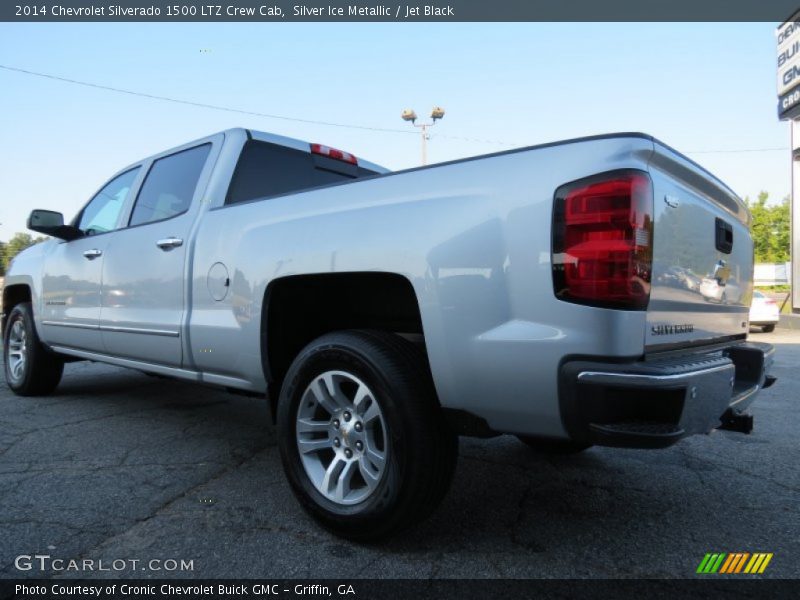 Silver Ice Metallic / Jet Black 2014 Chevrolet Silverado 1500 LTZ Crew Cab