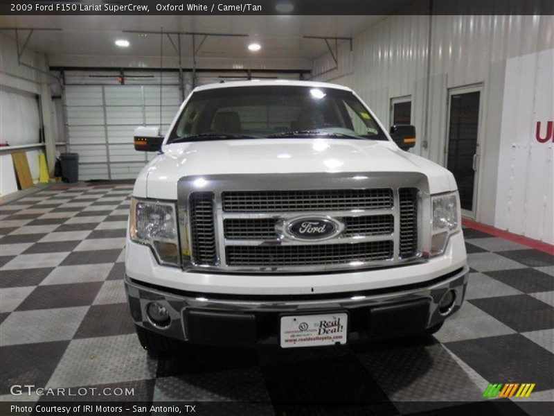 Oxford White / Camel/Tan 2009 Ford F150 Lariat SuperCrew
