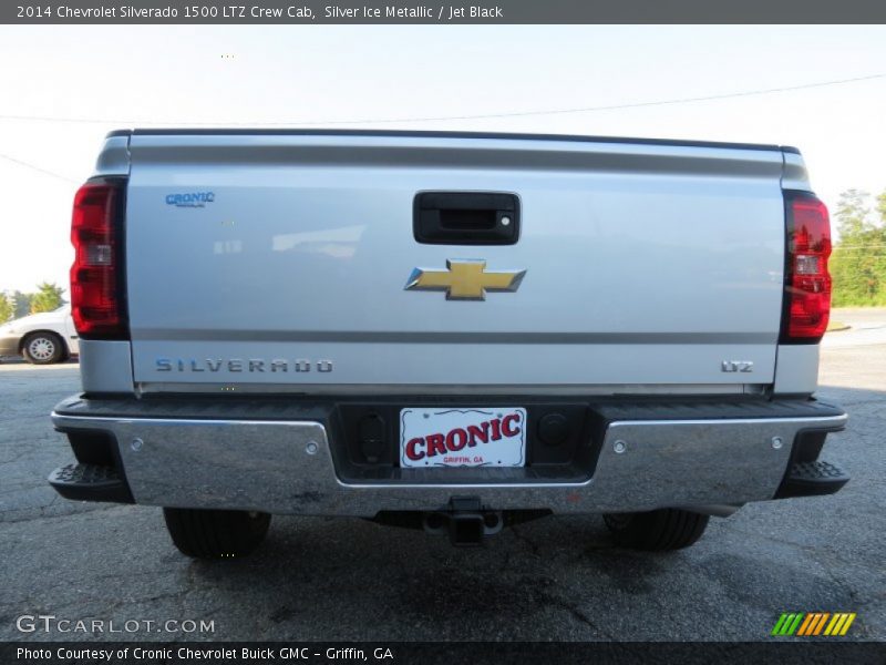 Silver Ice Metallic / Jet Black 2014 Chevrolet Silverado 1500 LTZ Crew Cab