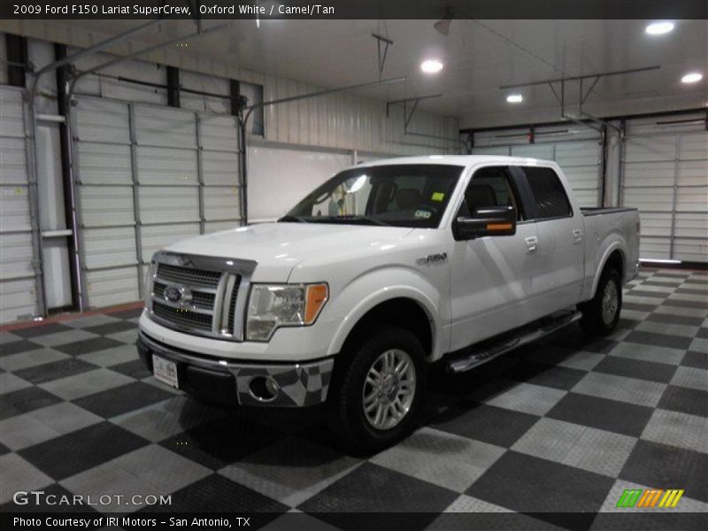Oxford White / Camel/Tan 2009 Ford F150 Lariat SuperCrew