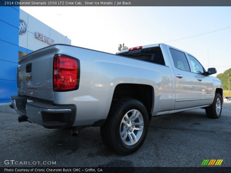 Silver Ice Metallic / Jet Black 2014 Chevrolet Silverado 1500 LTZ Crew Cab